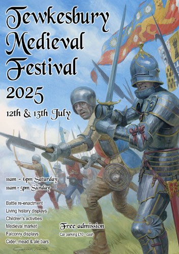 Exhibition of Medieval paintings and prints by Graham Turner at Tewkesbury