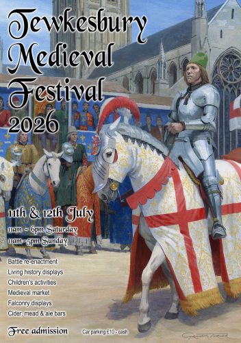 Exhibition of Medieval paintings and prints by Graham Turner at Tewkesbury