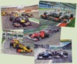 F1 Grand Prix Cards - Motorsport Art by Michael Turner