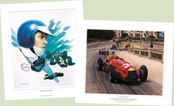 Motorsport Grand Prix and Sports Racing Car Art Prints by Graham Turner