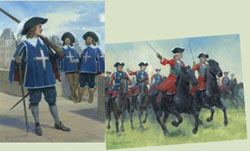 English Civil War and 17th Century paintings by Graham Turner