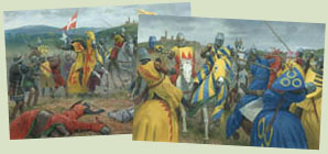 Original Paintings of the Battle of Campaldino 1289