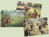 Historical and Military Art by Graham Turner - Original American War of Independence Paintings from Osprey Books