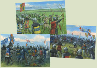 The Battle of Shrewsbury, 1403 - prints from paintings by Graham Turner
