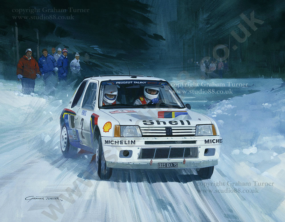 1985 Monte Carlo Rally by Graham Turner - 20