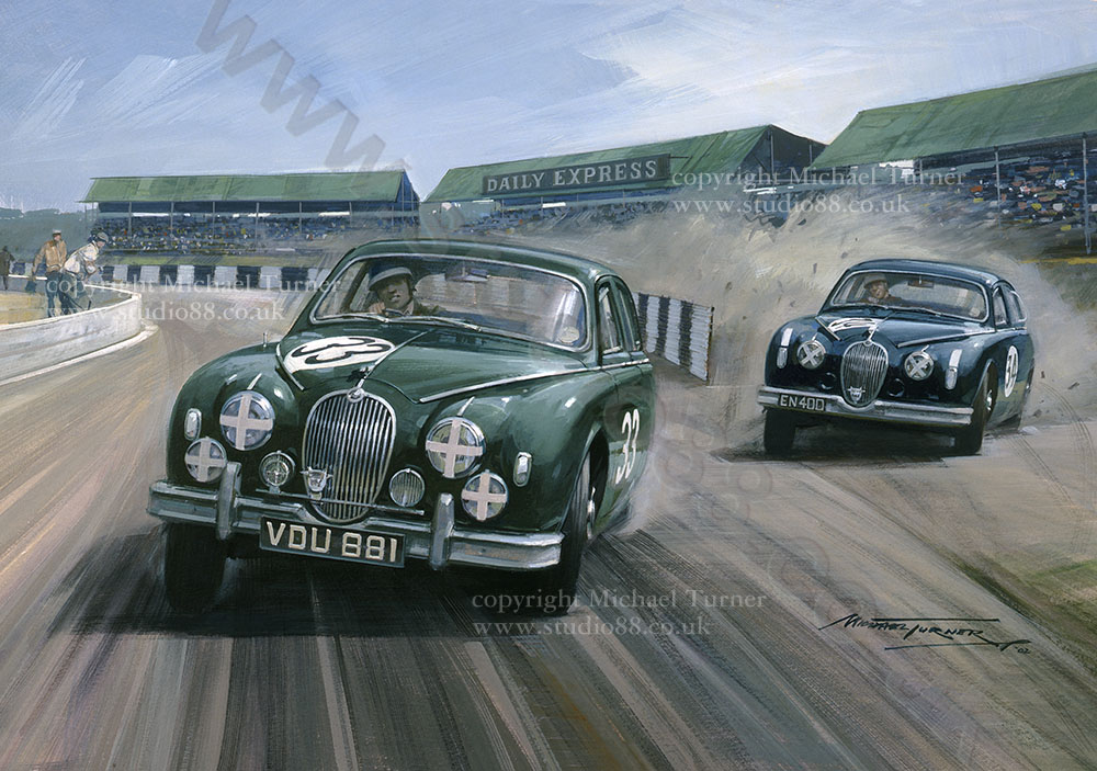 1958 Silverstone Saloon Car Race by Michael Turner - 20
