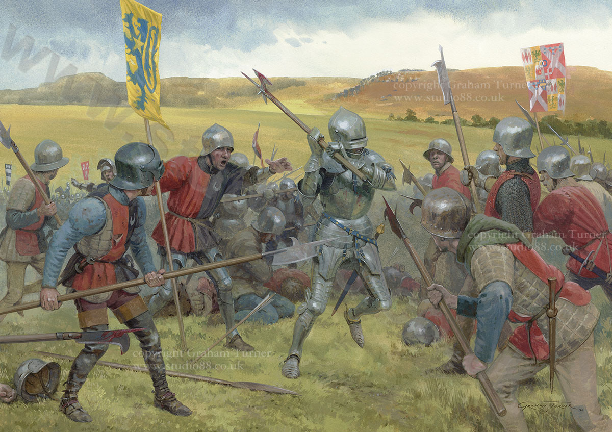 The Battle of Hedgeley Moor - original painting
