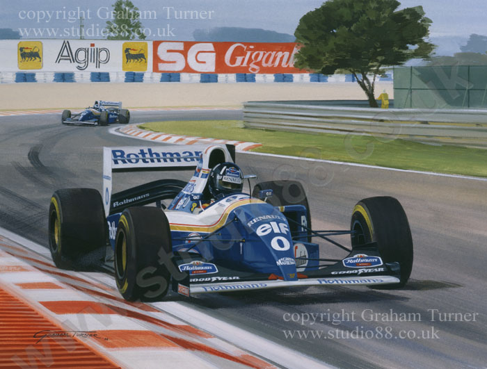 1994 Portuguese Grand Prix - Original painting
