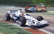 F1 Grand Prix cards from motorsport paintings by Michael Turner