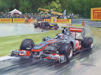 2011 Canadian Grand Prix - Original Painting by Michael Turner