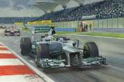 2012 Formula 1 Grand Prix Card - Rosberg, Mercedes