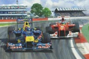 2012 Formula 1 Grand Prix Card - Webber, Red Bull
