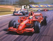 2007 Turkish Grand Prix - 20"x 17" Giclée Print