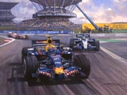 2007 European Grand Prix - 20"x 17" Giclée Print
