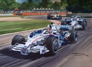 2008 Canadian Grand Prix - Original Painting by Michael Turner