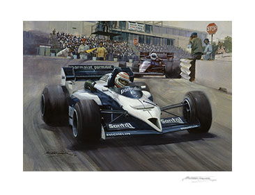 1984 Detroit Grand Prix - 20"x 17" Giclée Print