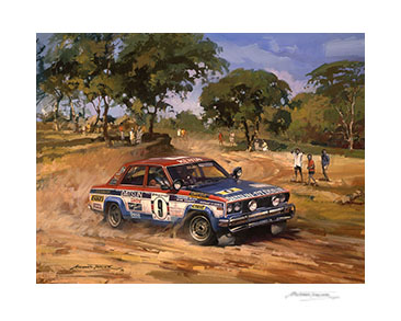 1979 Safari Rally by Michael Turner - 20"x 17" Giclée Print