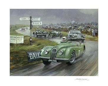 1950 Tourist Trophy by Michael Turner - 20"x 17" Giclée Print