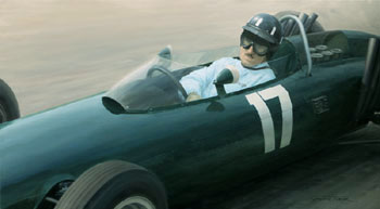Graham Hill, BRM, 1962 Dutch Grand Prix - Original Motorsport oil painting by Graham Turner