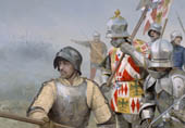 The Battle of Barnet, Wars of the Roses - Medieval Art print by Graham Turner