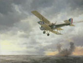 First World War Art - RE8 over the Western Front