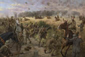 The Charge at High Wood - WW1 British Cavalry print by Graham Turner