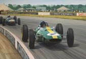 Original Grand Prix Car Paintings by Graham Turner