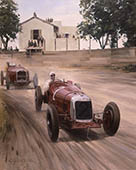 1929 Maserati 26M - Original oil painting by Graham Turner