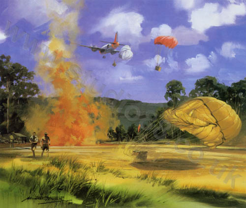 Supply Drop - Original Painting by Michael Turner