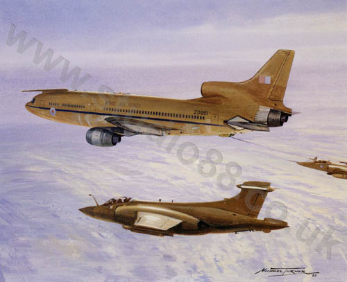 Tri-Star Tanker - Original Painting by Michael Turner