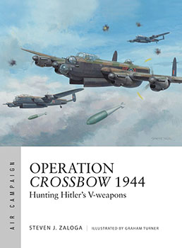 Artist signed Osprey book, Air Campaign 5, Operation Crossbow 1944