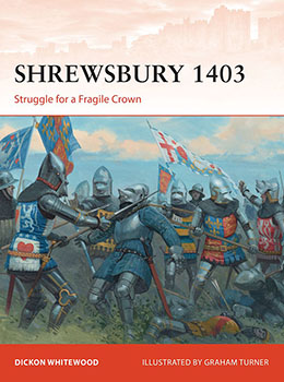 Artist signed Osprey book, Campaign 316, Shrewsbury 1403