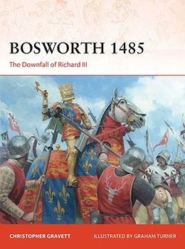 Artist signed Osprey book, Campaign 360, Bosworth 1485