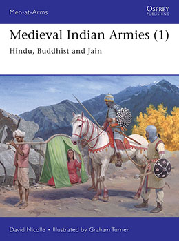 Artist signed Osprey book, Men at Arms 545, Medieval Indian Armies (1)