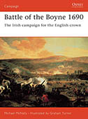 Artist signed Osprey book, Campaign 160, Battle of the Boyne 1690