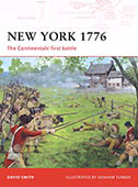 Artist signed Osprey book, Campaign 192, New York 1776