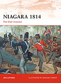 Artist signed Osprey book, Campaign 209, Niagara 1814