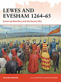 Artist signed Osprey book, Campaign 285, Lewes and Evesham 1264-1265