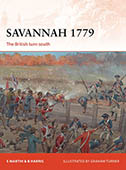 Artist signed Osprey book, Campaign 311, Savannah 1779