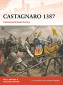 Artist signed Osprey book, Campaign 337, Castagnaro 1387