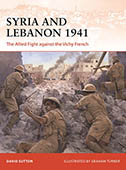 Artist signed Osprey book, Campaign 373, Syria and Lebanon 1941