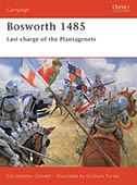 Artist signed Osprey book, Campaign 66, Bosworth 1485 (1999 edition)