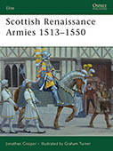 Artist signed Osprey book, Elite 167, Scottish Renaissance Armies 1513-1550